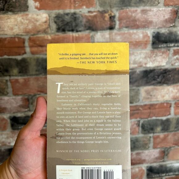 5 for $25🔥Of Mice and Men by John Steinbeck - Picture 2 of 3